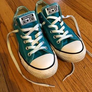 Teal Chuck Taylors